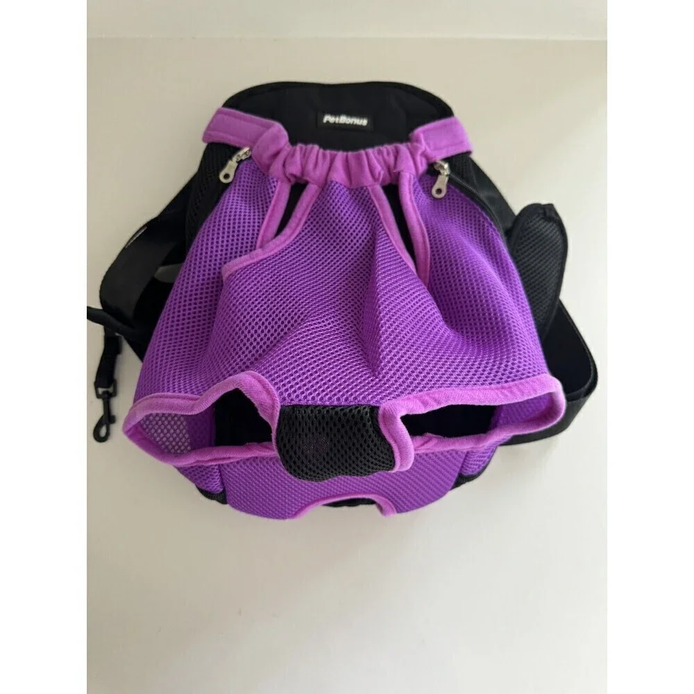 Pet bonus Backpack Adjustable Pet Front Puppy Dog Carrier Travel Bag Legs Out XL